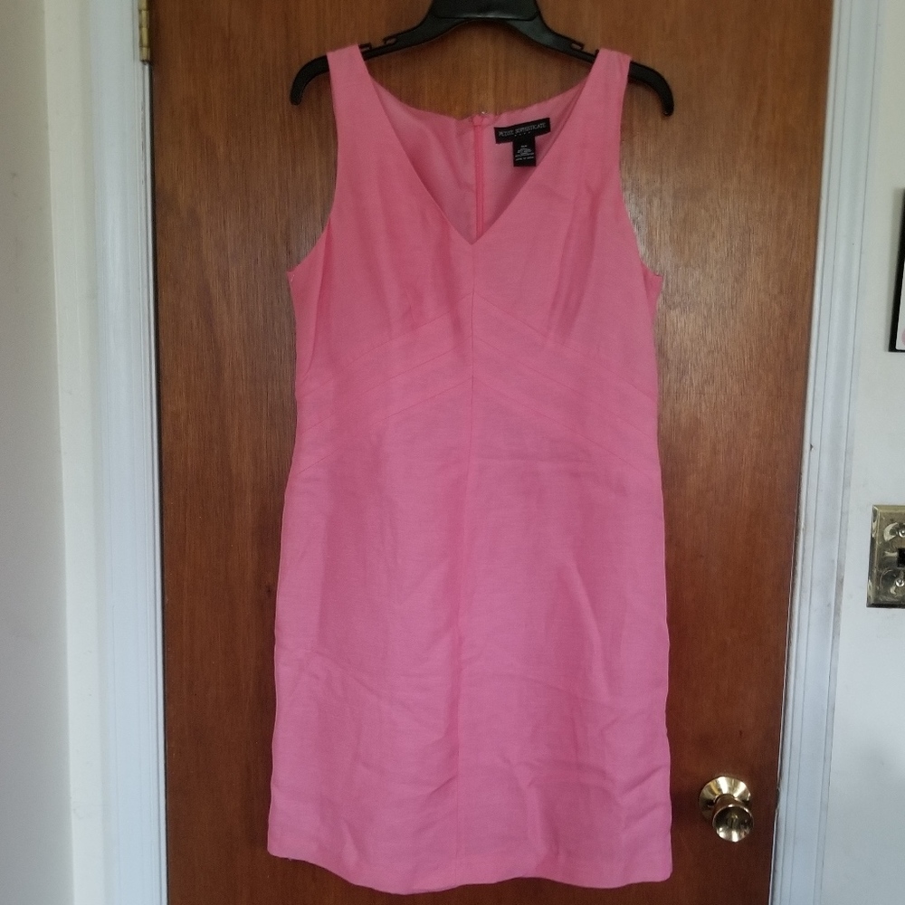 Gorgeous Pink Linen Dress Size 12